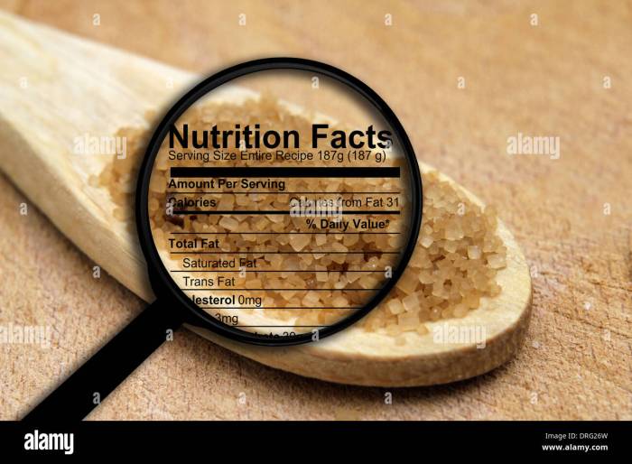 Light brown sugar nutrition facts