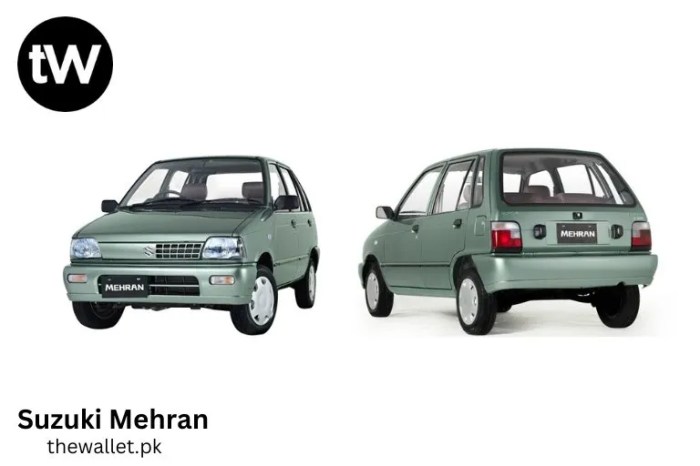 Mehran car price in pakistan new